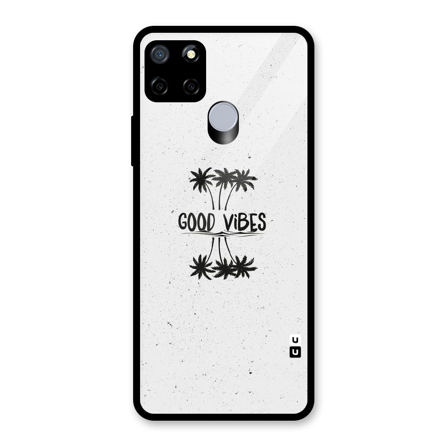 Good Vibes Rugged Glass Back Case for Realme C12