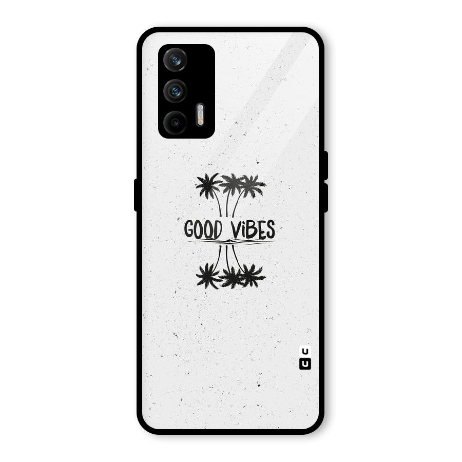 Good Vibes Rugged Glass Back Case for Realme GT 5G