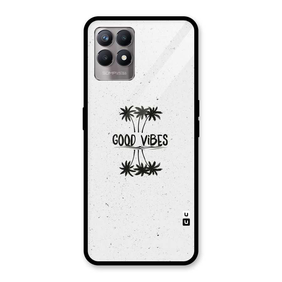 Good Vibes Rugged Glass Back Case for Realme Narzo 50