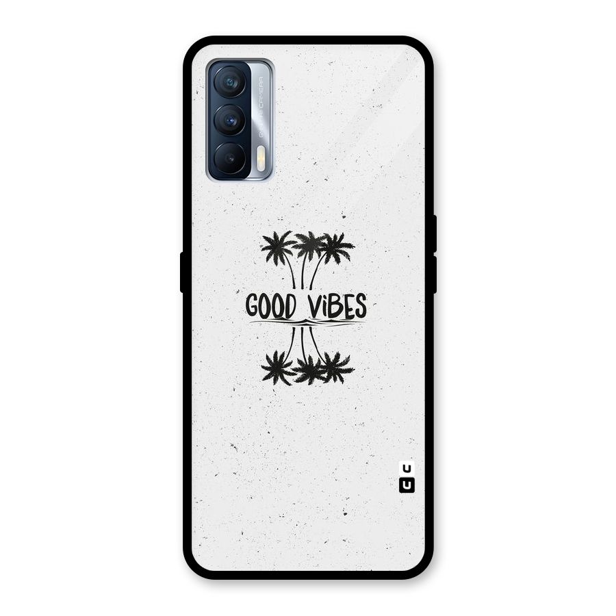 Good Vibes Rugged Glass Back Case for Realme X7