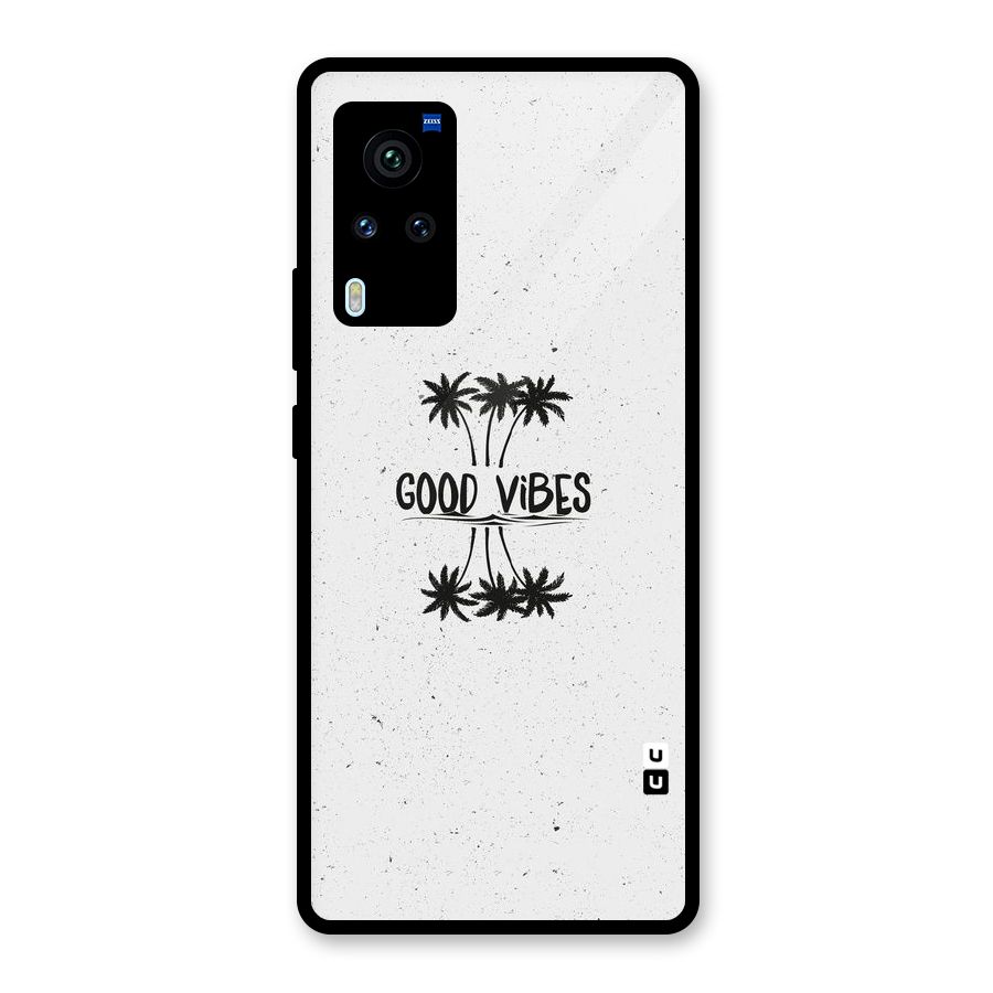 Good Vibes Rugged Glass Back Case for Vivo X60 Pro