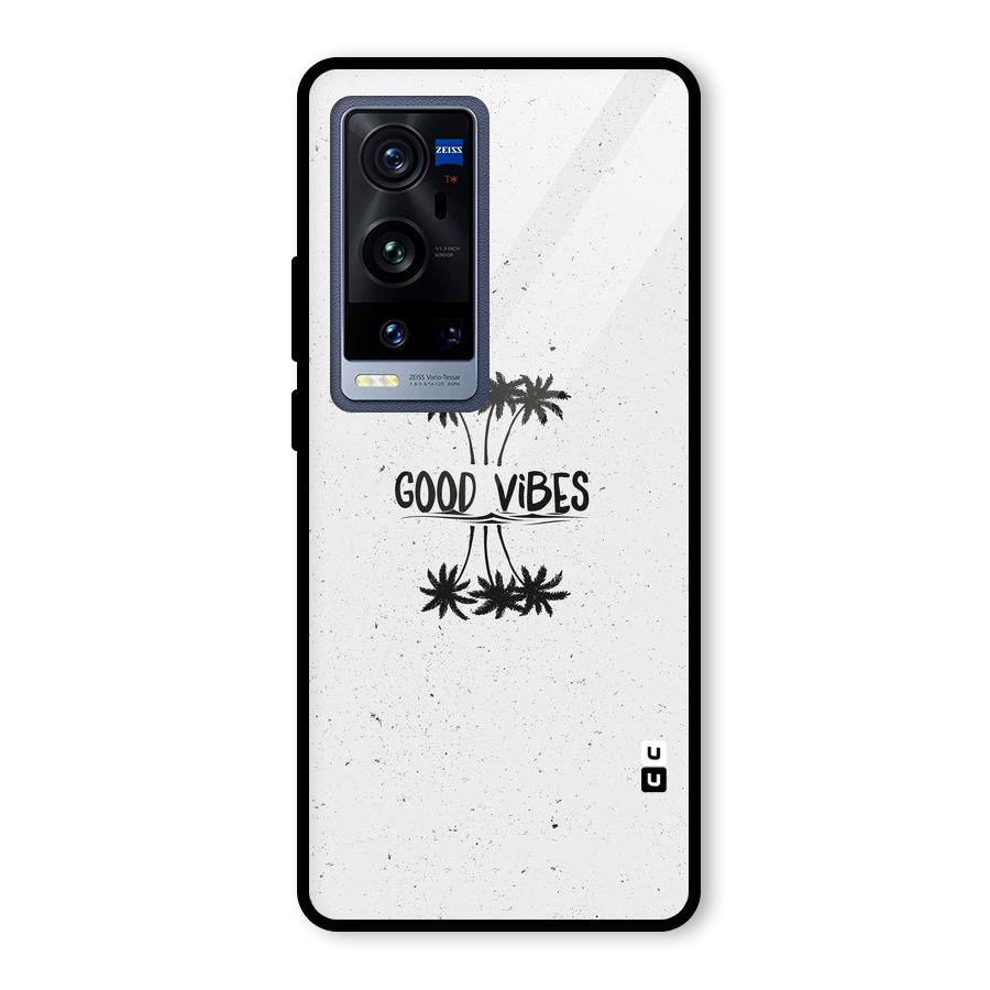 Good Vibes Rugged Glass Back Case for Vivo X60 Pro Plus