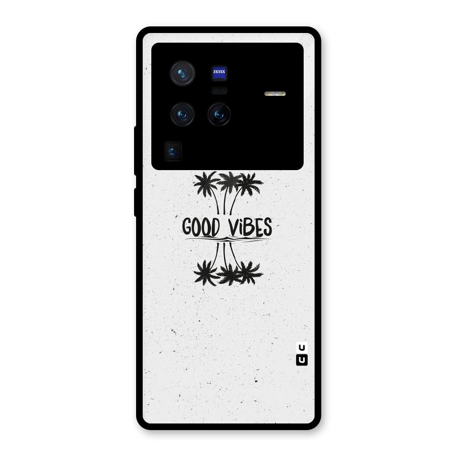 Good Vibes Rugged Glass Back Case for Vivo X80 Pro
