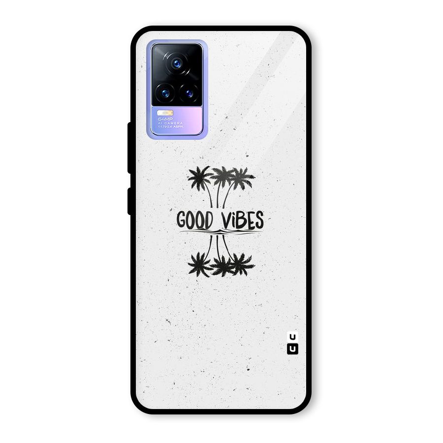 Good Vibes Rugged Glass Back Case for Vivo Y73