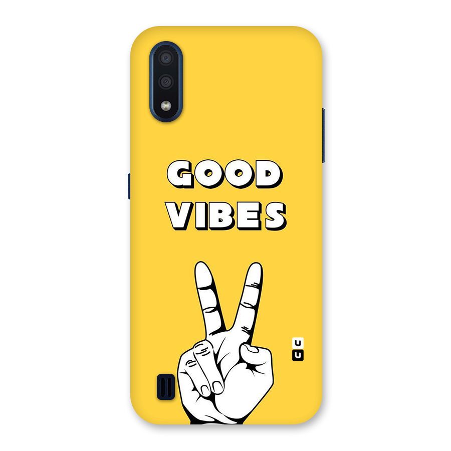 Good Vibes Victory Back Case for Galaxy M01