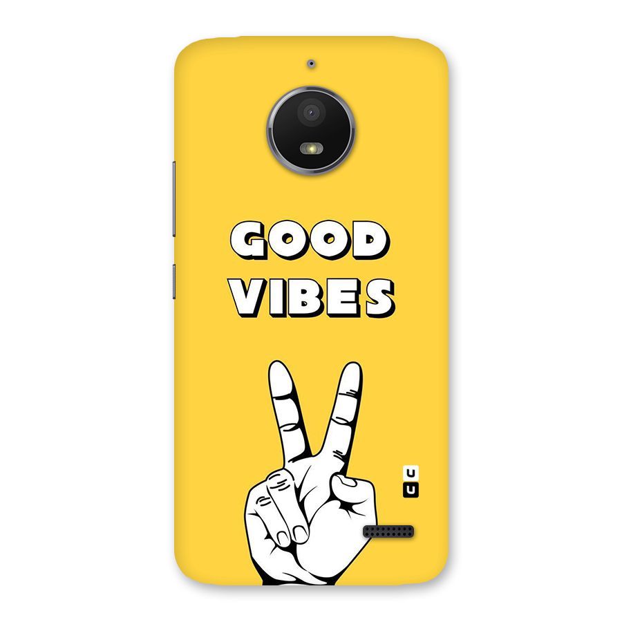 Good Vibes Victory Back Case for Moto E4