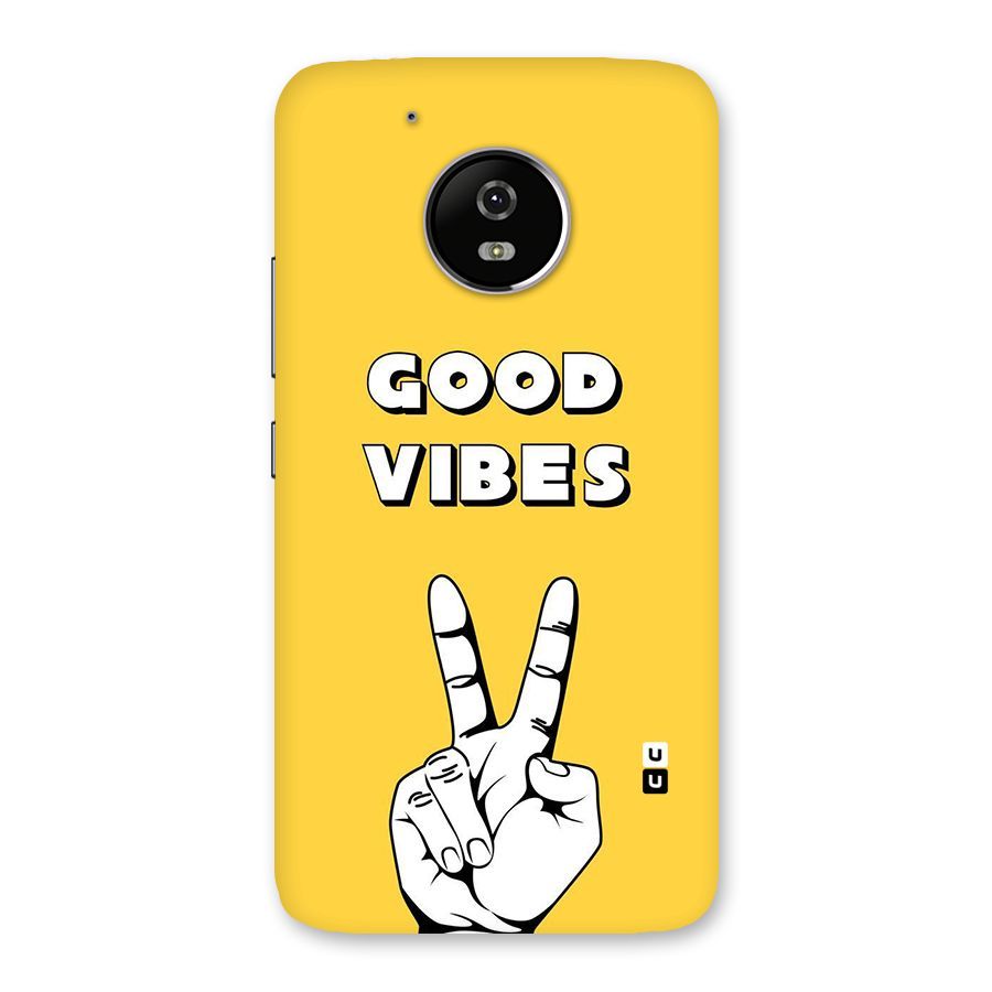 Good Vibes Victory Back Case for Moto G5