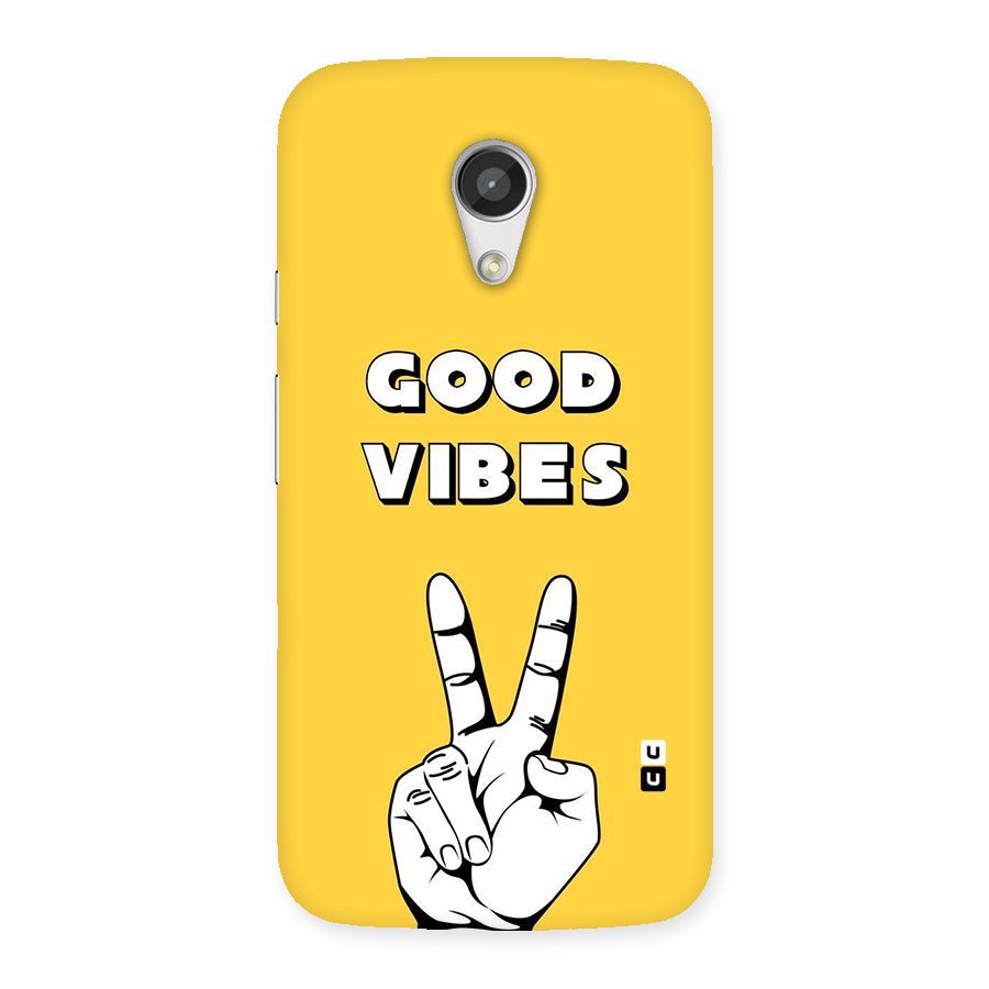 Good Vibes Victory Back Case for Moto G 2nd Gen