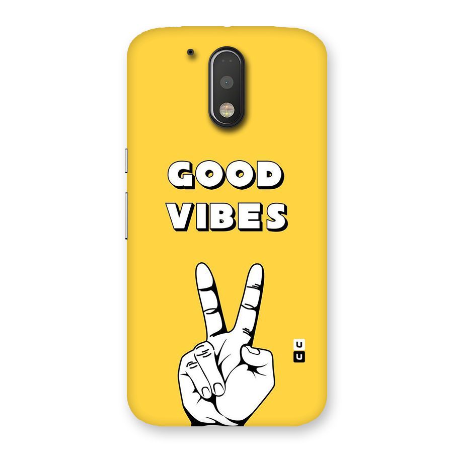 Good Vibes Victory Back Case for Motorola Moto G4