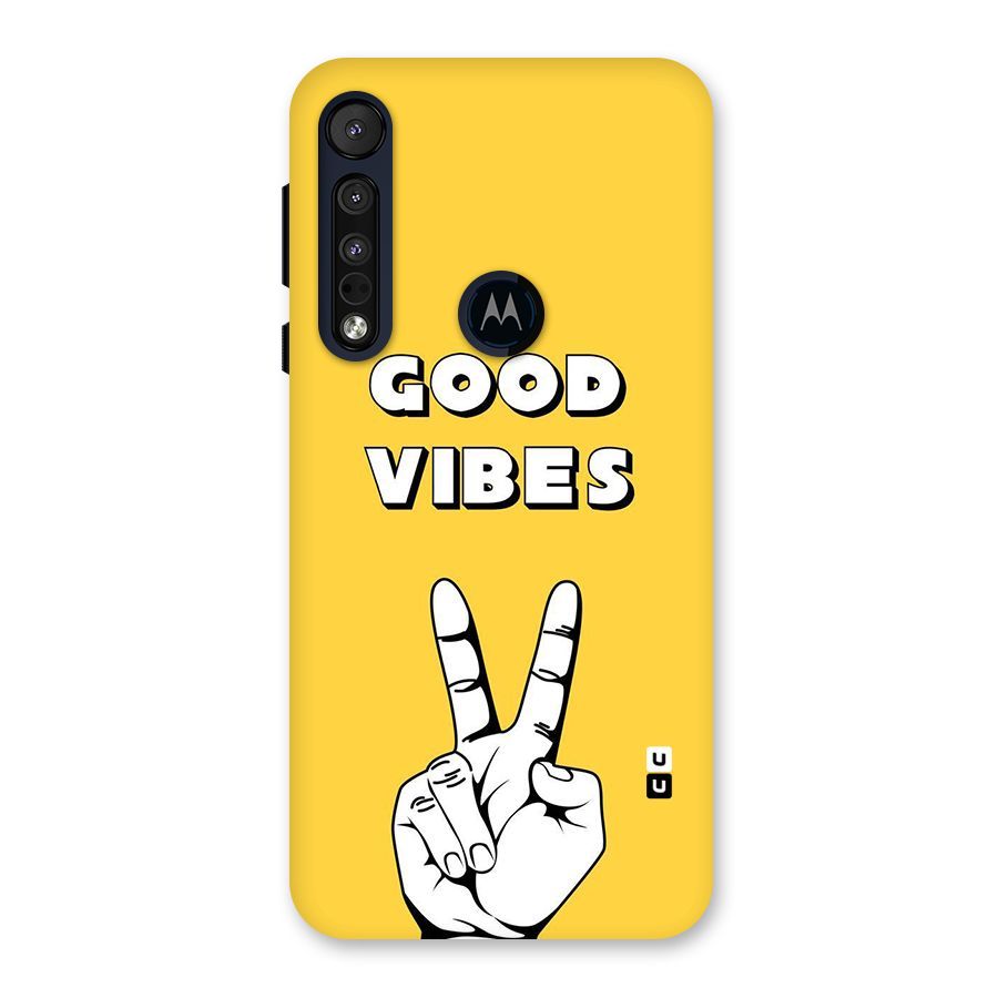 Good Vibes Victory Back Case for Motorola One Macro