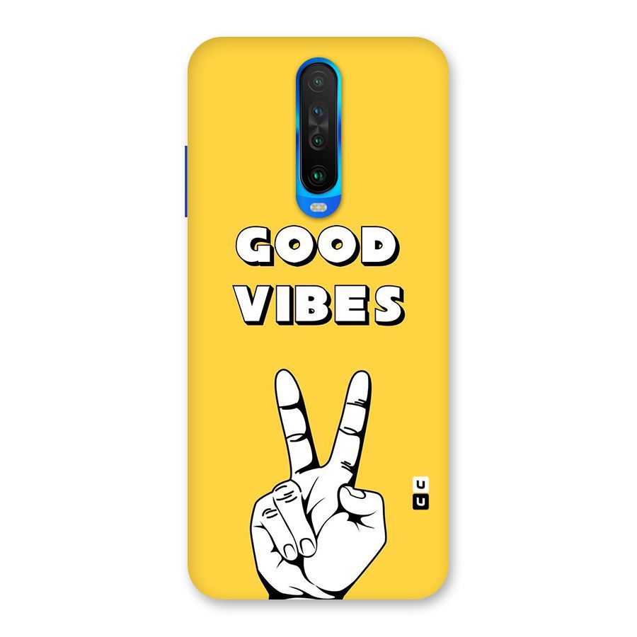 Good Vibes Victory Back Case for Poco X2