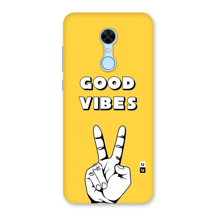 Good Vibes Victory Back Case for Redmi Note 5