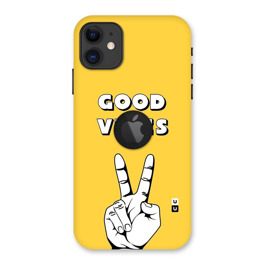 Good Vibes Victory Back Case for iPhone 11 Logo Cut