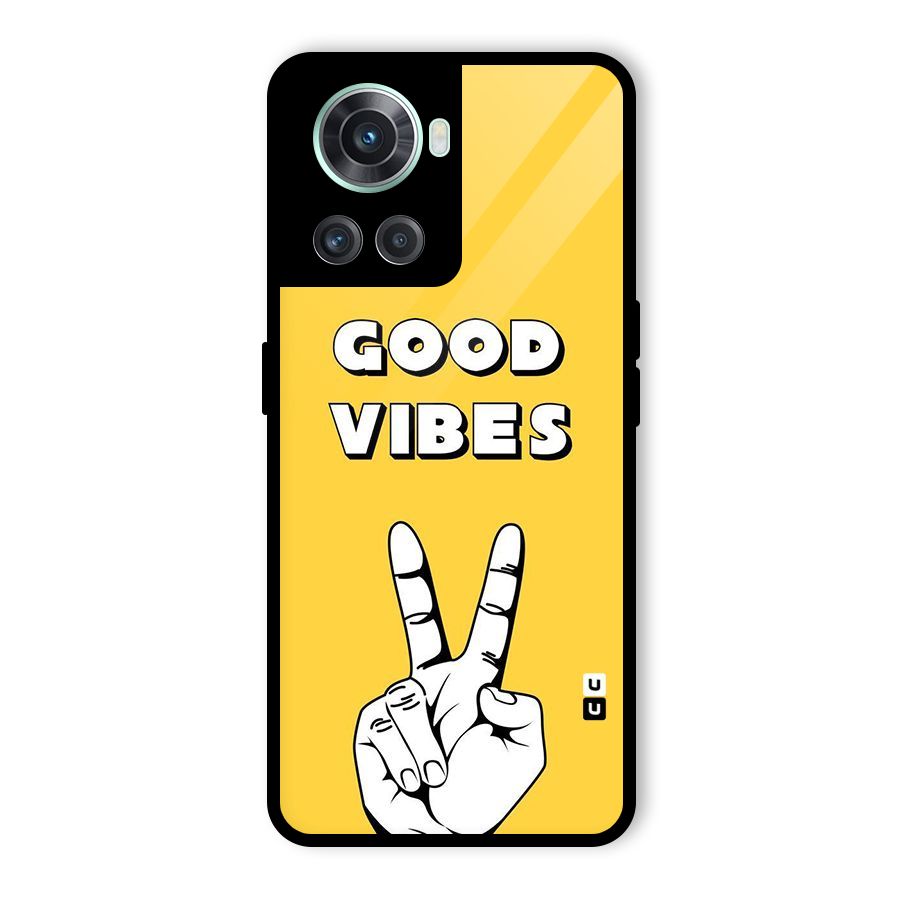 Good Vibes Victory Glass Back Case for OnePlus 10R