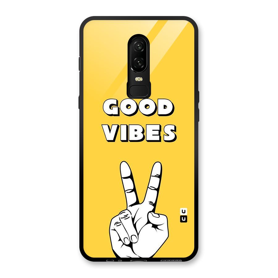Good Vibes Victory Glass Back Case for OnePlus 6
