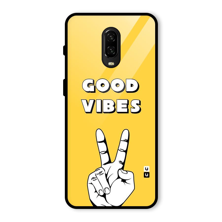 Good Vibes Victory Glass Back Case for OnePlus 6T
