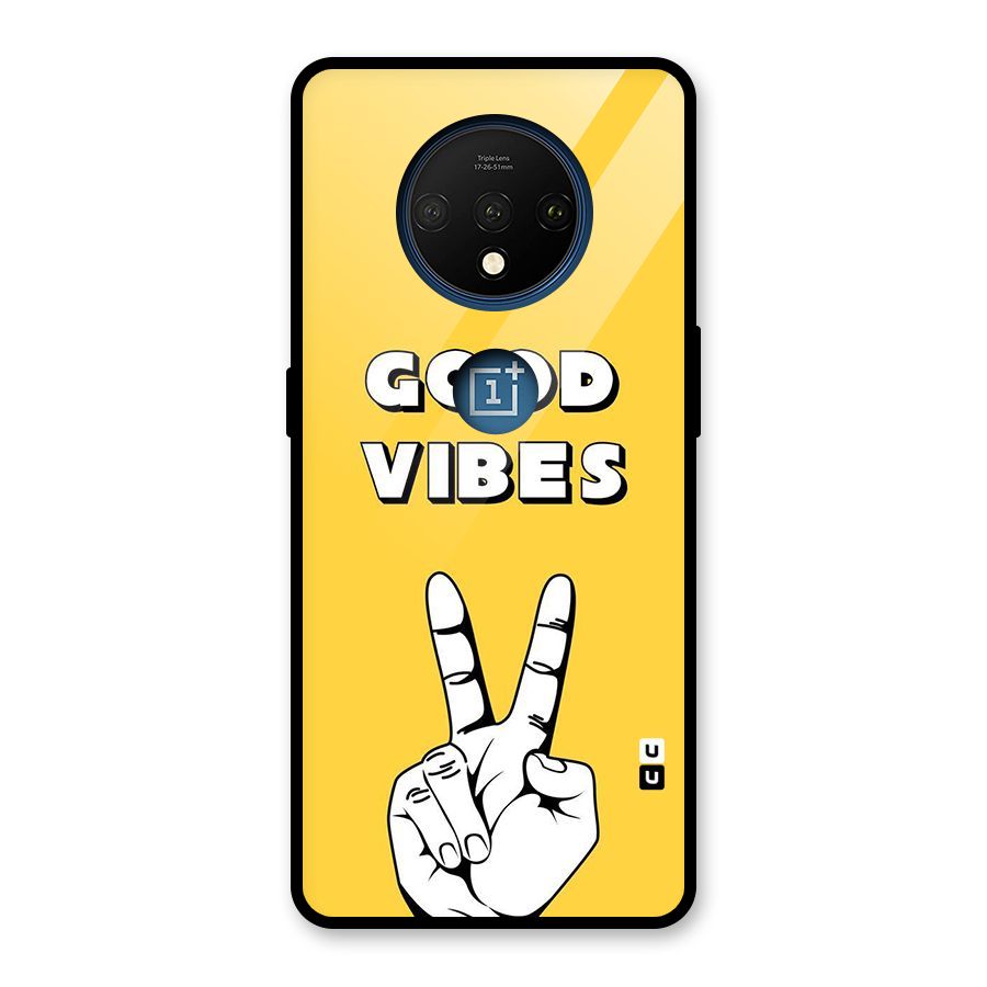 Good Vibes Victory Glass Back Case for OnePlus 7T