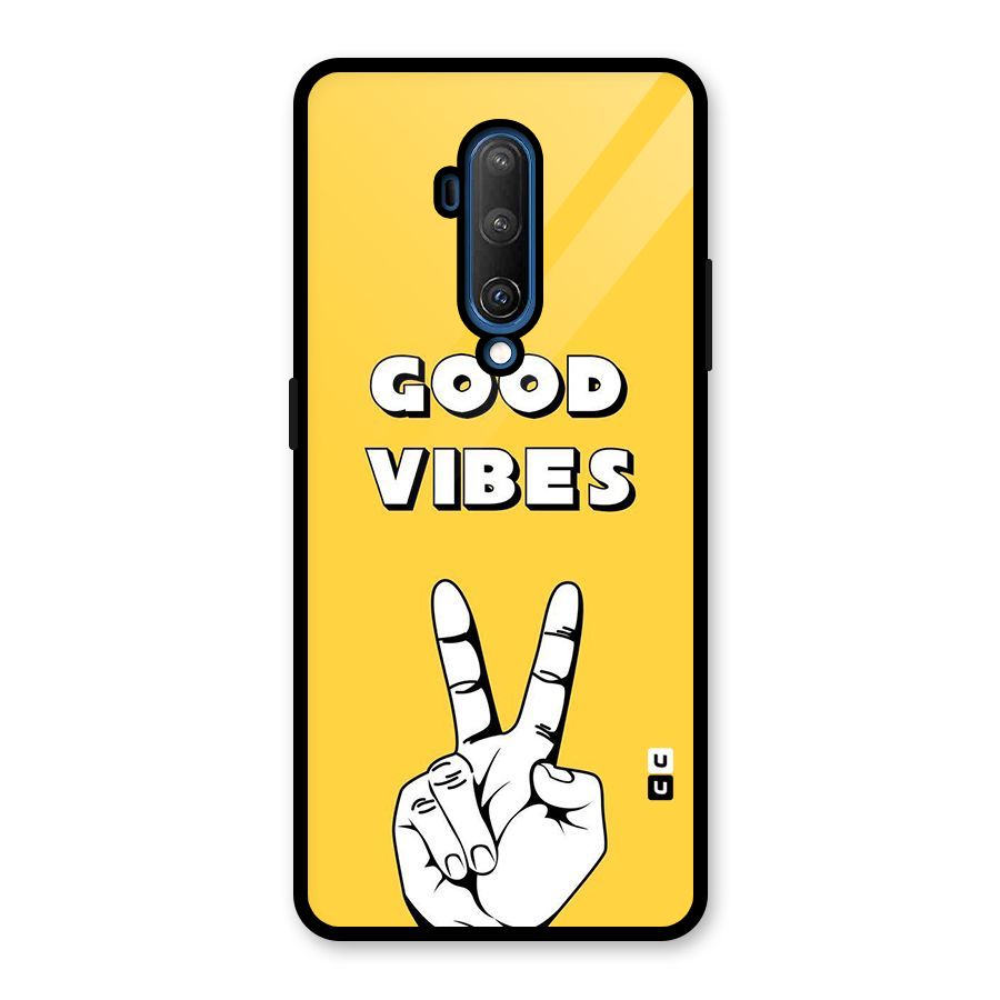 Good Vibes Victory Glass Back Case for OnePlus 7T Pro