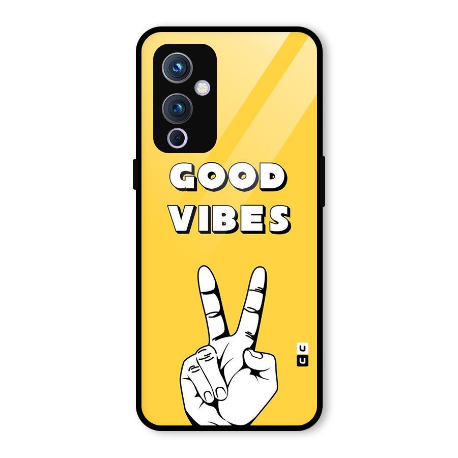 Good Vibes Victory Glass Back Case for OnePlus 9