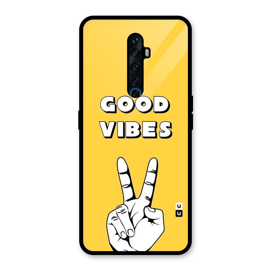 Good Vibes Victory Glass Back Case for Oppo Reno2 Z