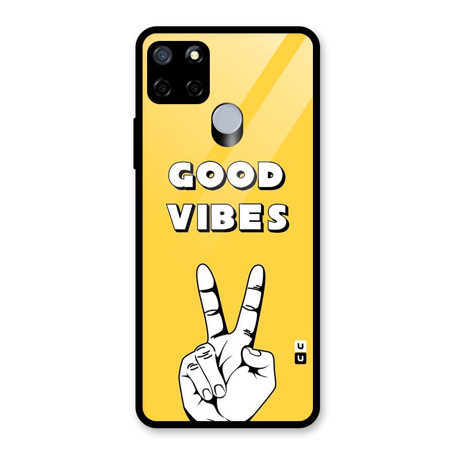 Good Vibes Victory Glass Back Case for Realme C12