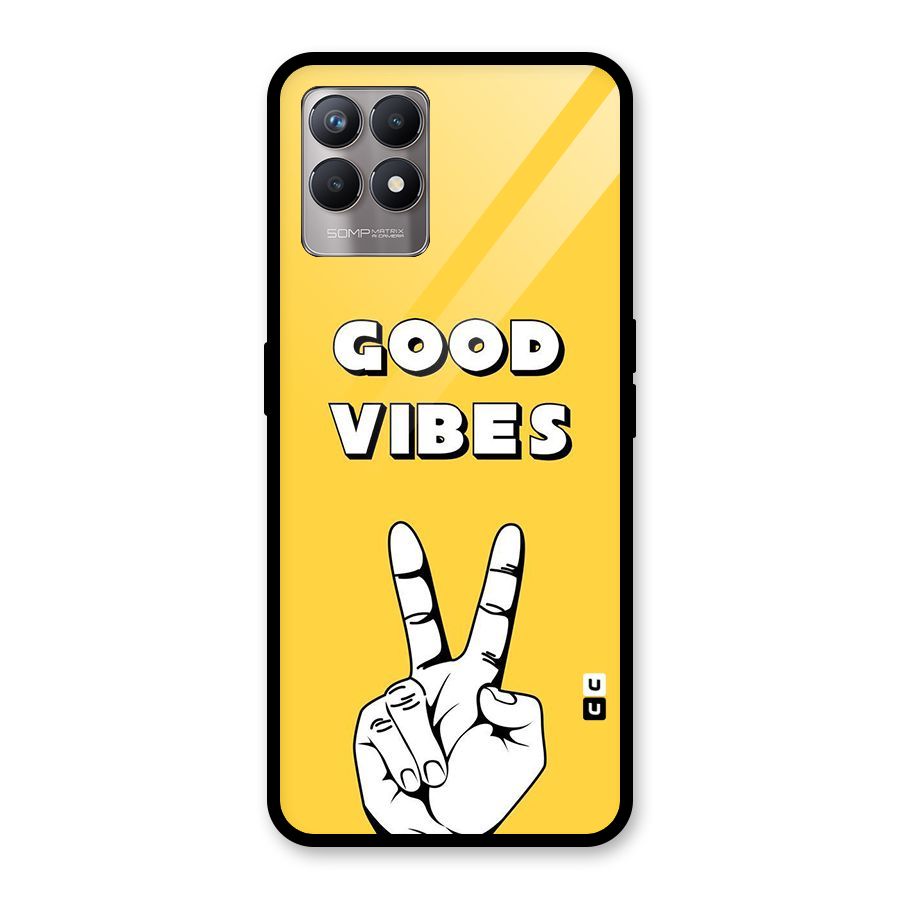 Good Vibes Victory Glass Back Case for Realme Narzo 50