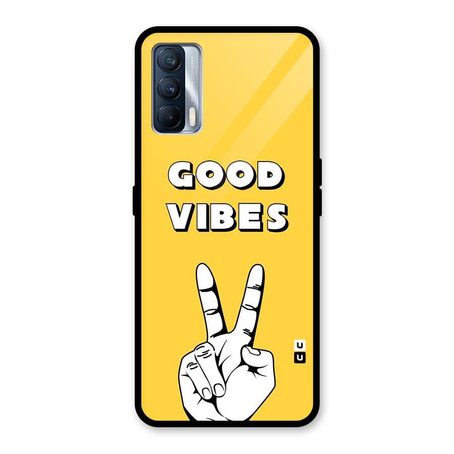 Good Vibes Victory Glass Back Case for Realme X7