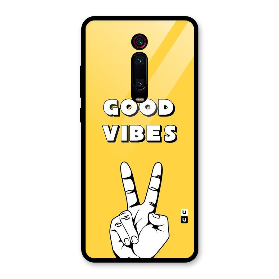 Good Vibes Victory Glass Back Case for Redmi K20 Pro