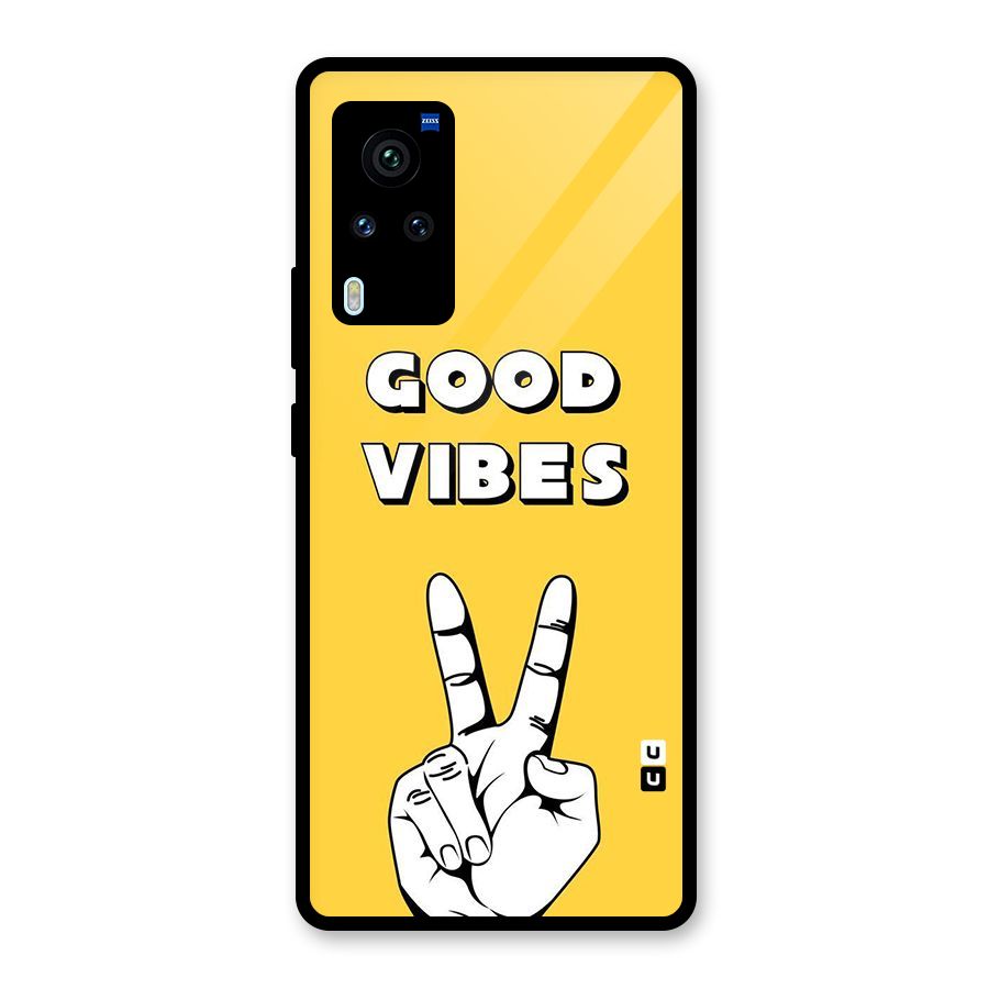 Good Vibes Victory Glass Back Case for Vivo X60 Pro