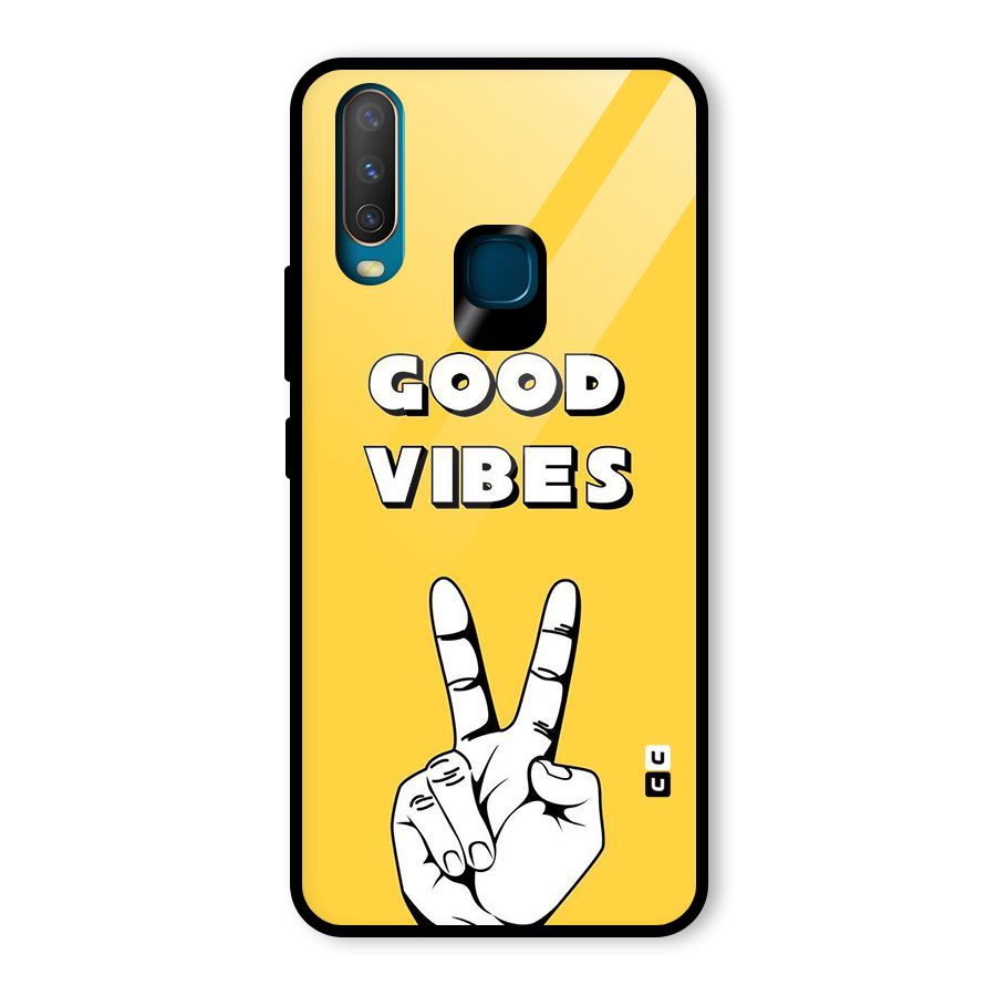 Good Vibes Victory Glass Back Case for Vivo Y17