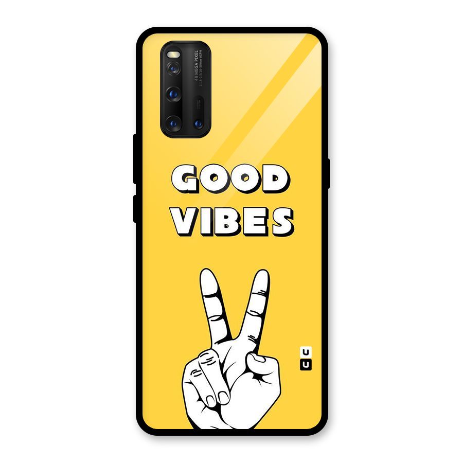 Good Vibes Victory Glass Back Case for Vivo iQOO 3