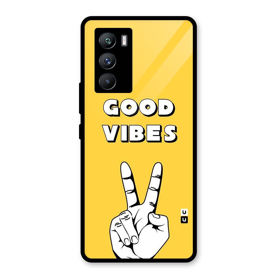 Good Vibes Victory Glass Back Case for Vivo iQOO 9 SE