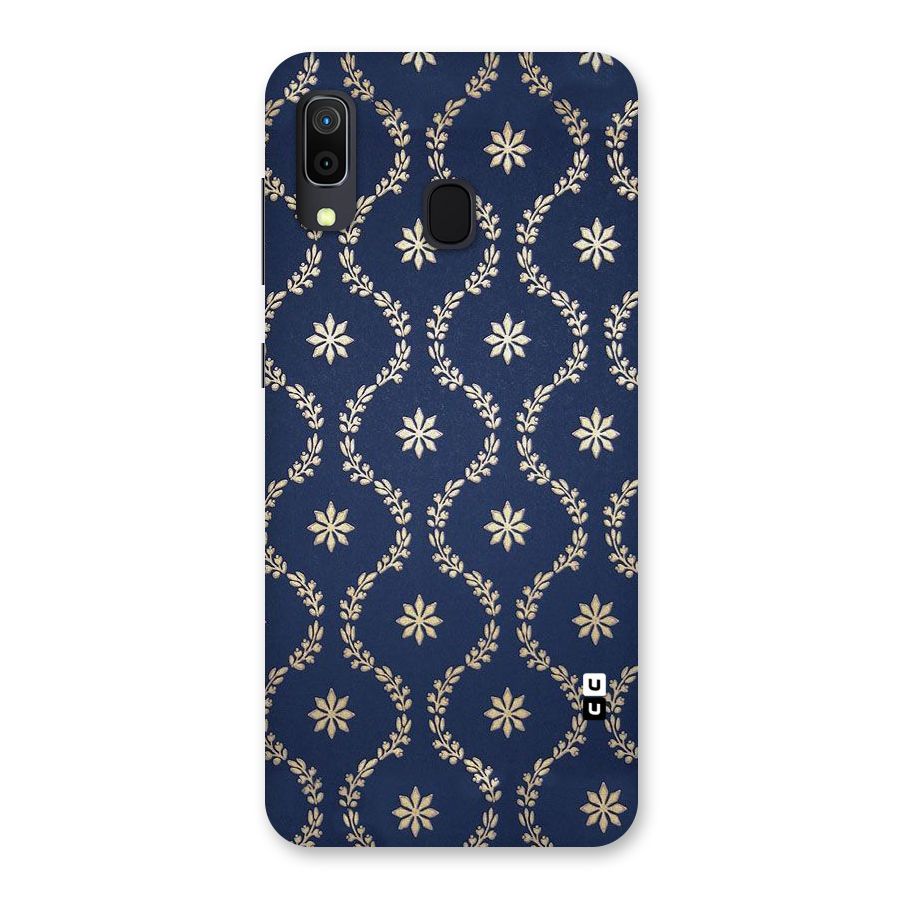 Gorgeous Gold Leaf Pattern Back Case for Galaxy A20