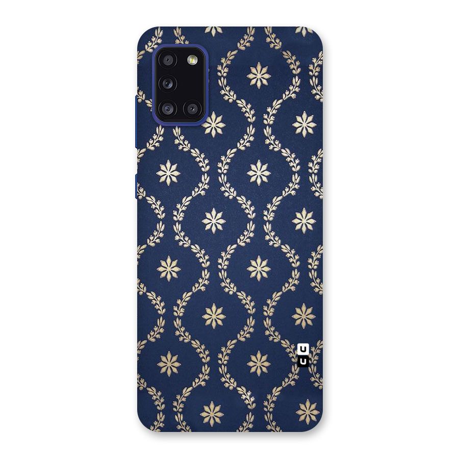 Gorgeous Gold Leaf Pattern Back Case for Galaxy A31