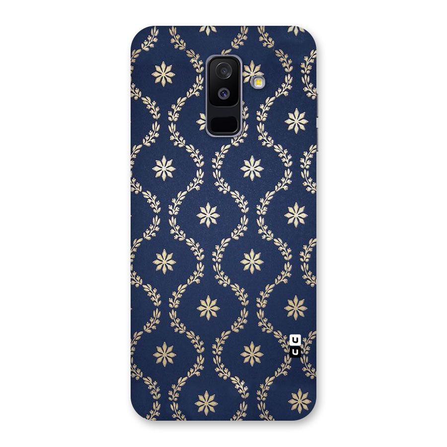 Gorgeous Gold Leaf Pattern Back Case for Galaxy A6 Plus