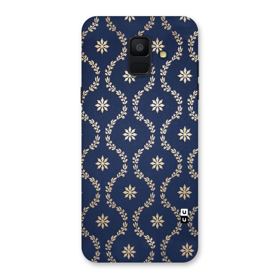 Gorgeous Gold Leaf Pattern Back Case for Galaxy A6 (2018)