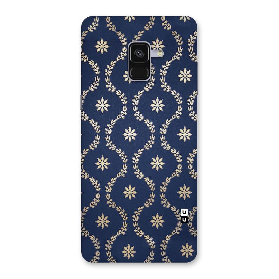 Gorgeous Gold Leaf Pattern Back Case for Galaxy A8 Plus