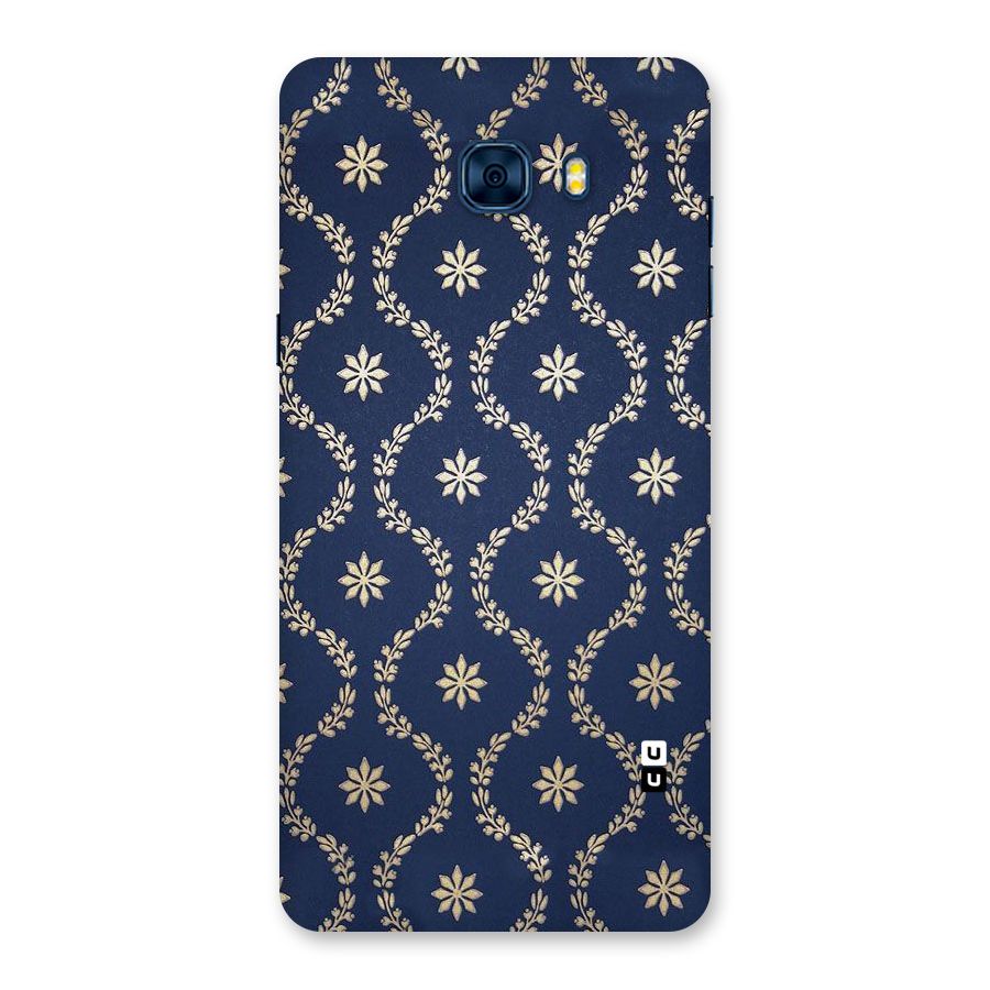 Gorgeous Gold Leaf Pattern Back Case for Galaxy C7 Pro