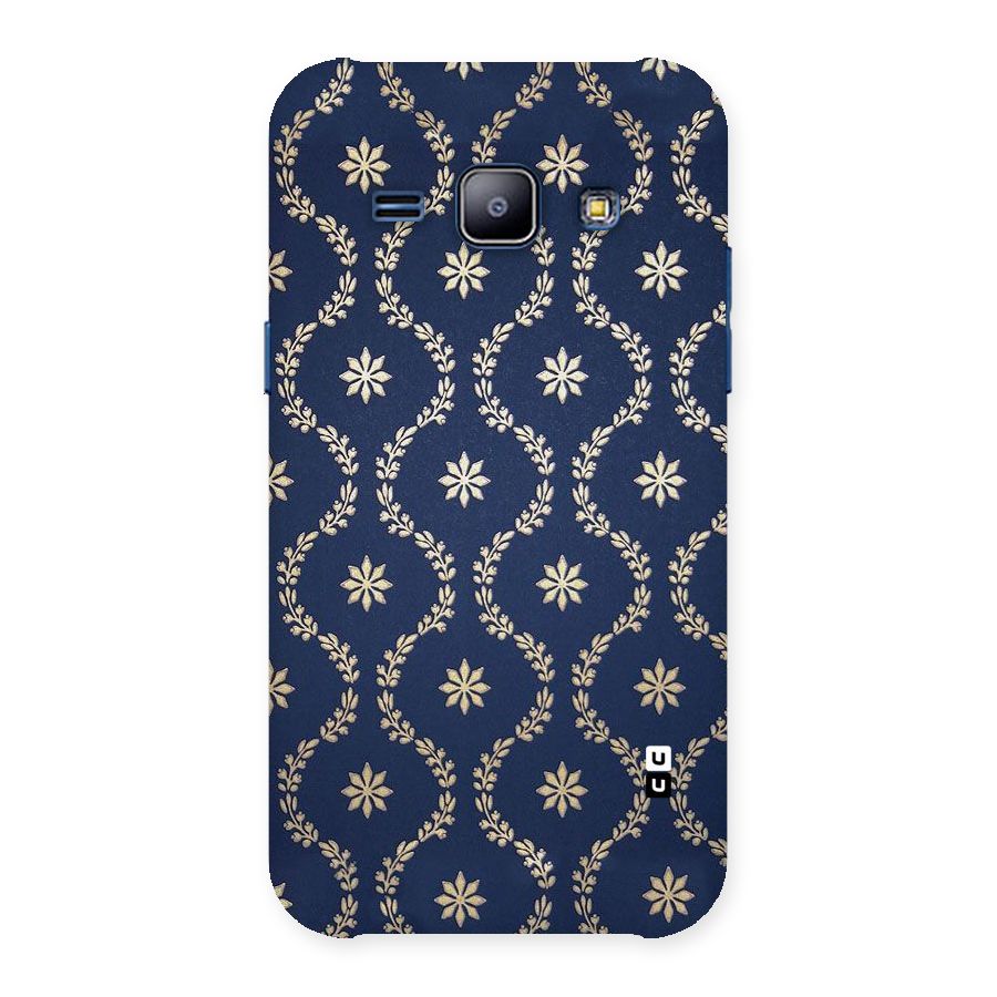Gorgeous Gold Leaf Pattern Back Case for Galaxy J1
