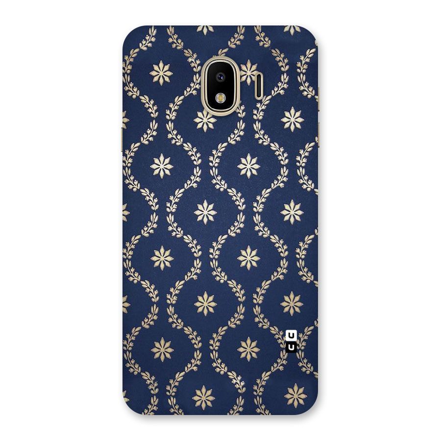 Gorgeous Gold Leaf Pattern Back Case for Galaxy J4