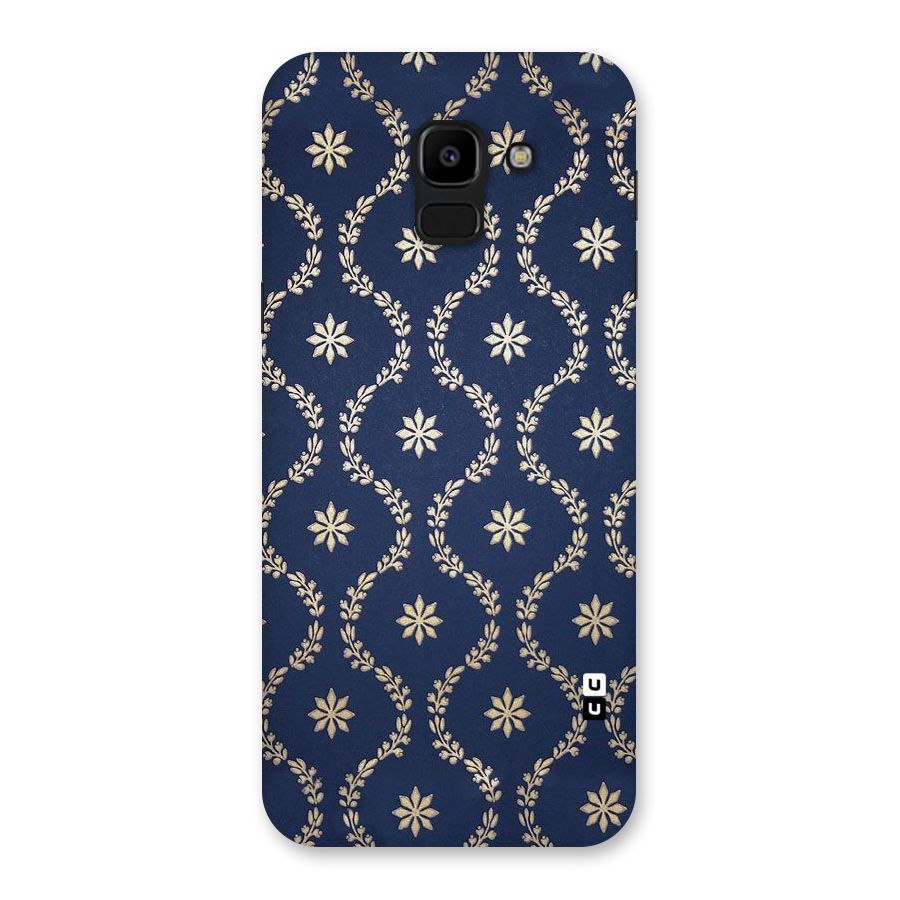 Gorgeous Gold Leaf Pattern Back Case for Galaxy J6