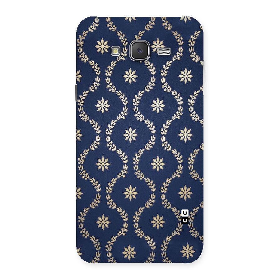 Gorgeous Gold Leaf Pattern Back Case for Galaxy J7