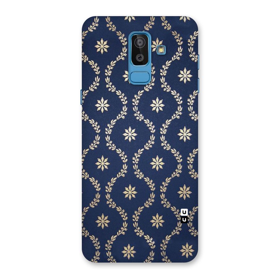 Gorgeous Gold Leaf Pattern Back Case for Galaxy J8