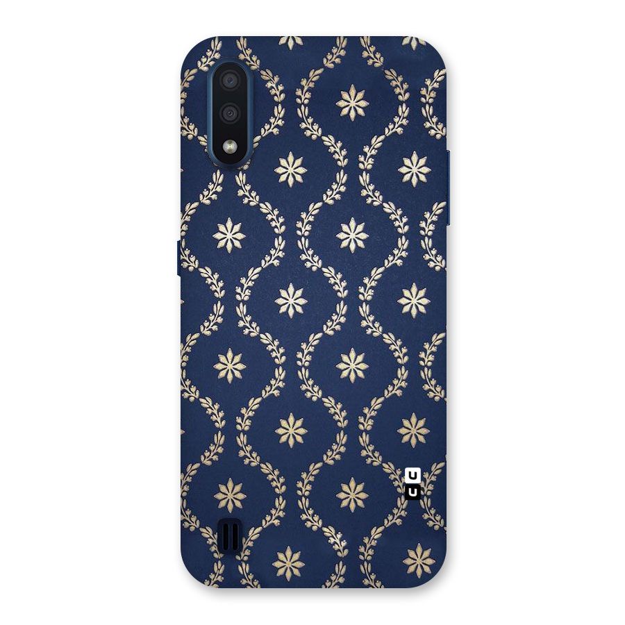 Gorgeous Gold Leaf Pattern Back Case for Galaxy M01