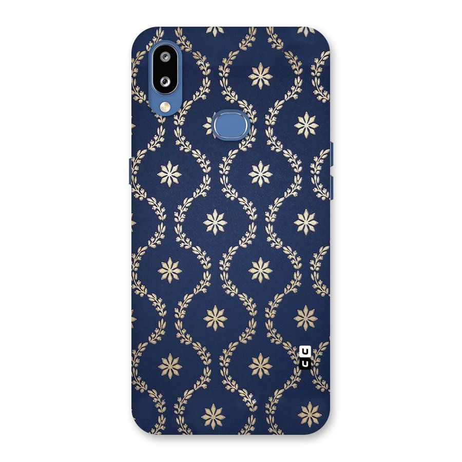 Gorgeous Gold Leaf Pattern Back Case for Galaxy M01s