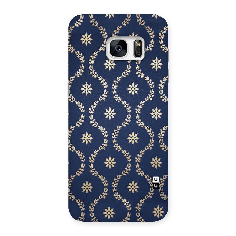 Gorgeous Gold Leaf Pattern Back Case for Galaxy S7 Edge
