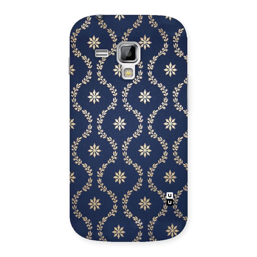 Gorgeous Gold Leaf Pattern Back Case for Galaxy S Duos