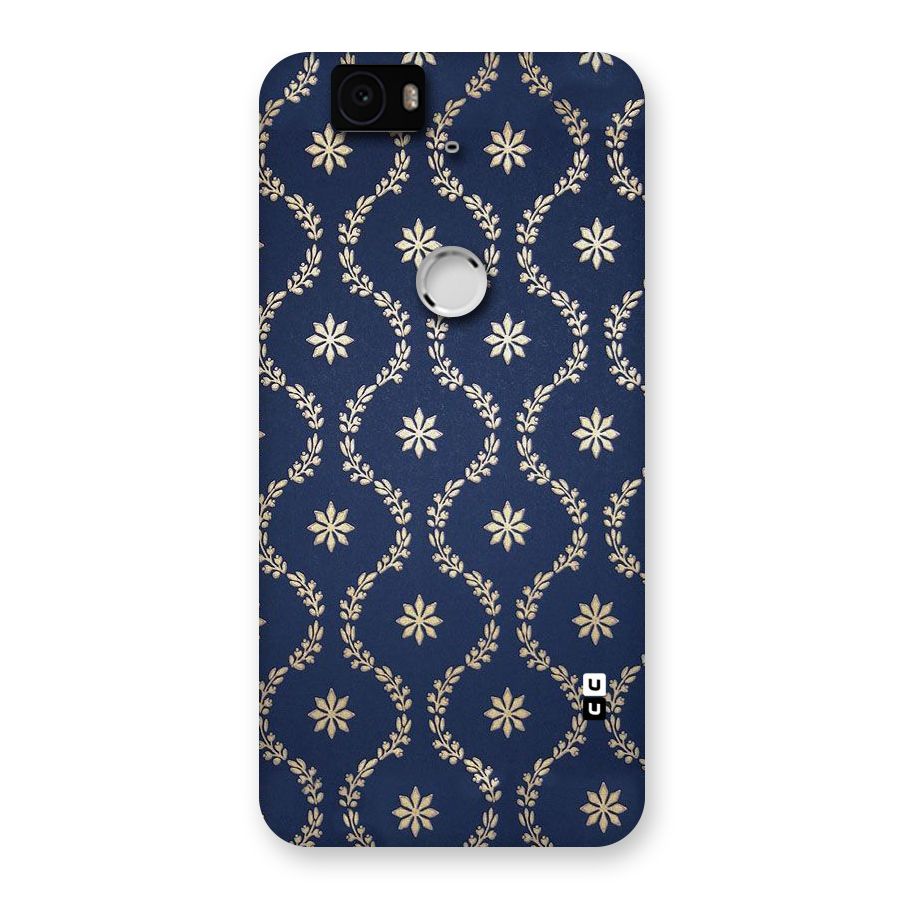 Gorgeous Gold Leaf Pattern Back Case for Google Nexus-6P