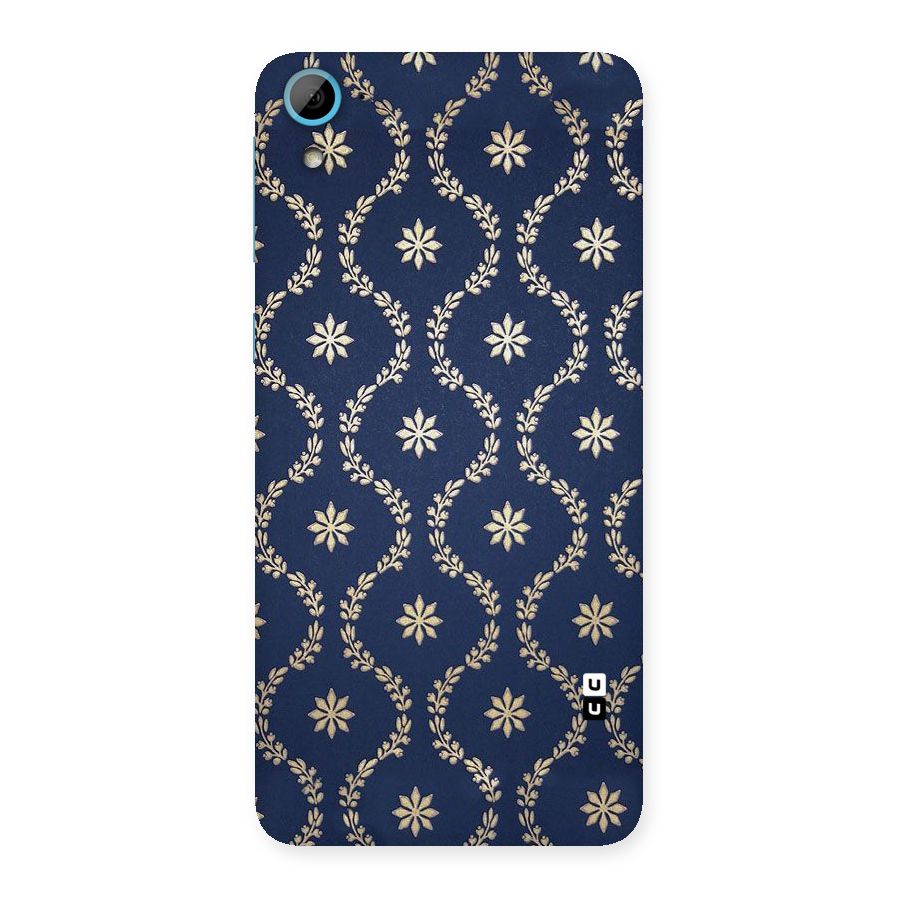 Gorgeous Gold Leaf Pattern Back Case for HTC Desire 826
