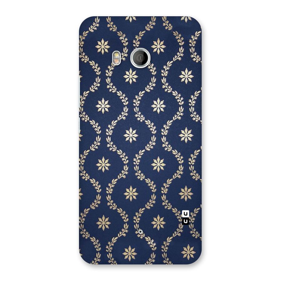 Gorgeous Gold Leaf Pattern Back Case for HTC U11